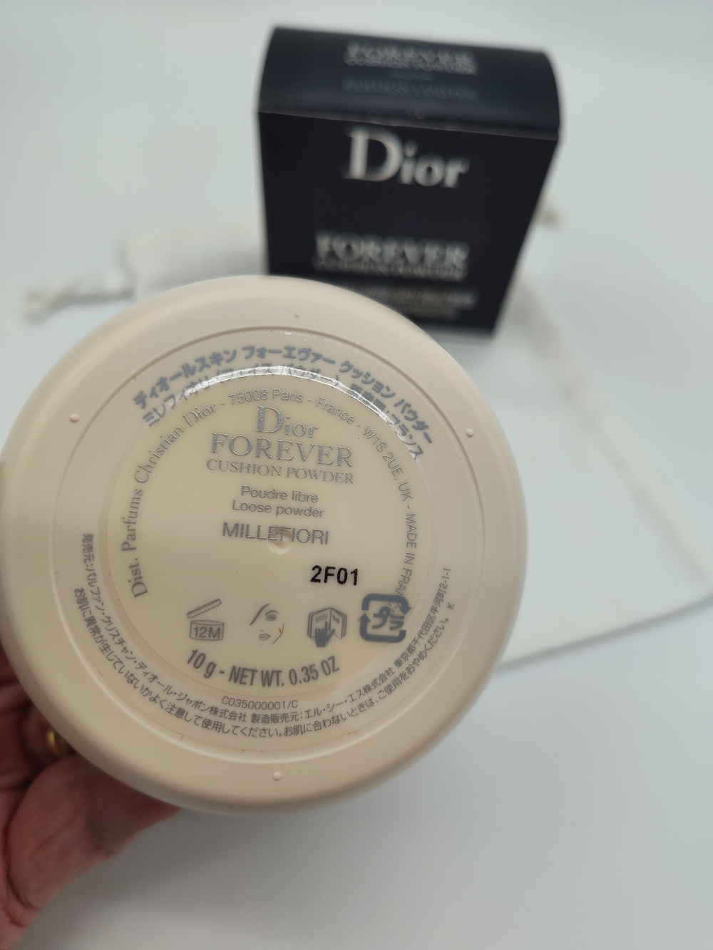 DIOR Forever Cushion Powder Millefiori Limited Edition Japan 10g NIB & Dust Bag - Picture 2 of 8